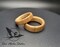 White Ash with Ash Burl Wood Ring - Nature's Elegance, Wooden Ring, Wood Ring, Simple Wedding Ring product 1